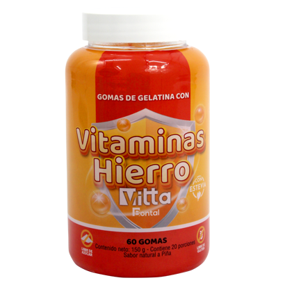Gomas de Vitamina y Hierro