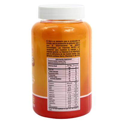 Gomas de Vitamina y Hierro